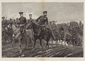 Russian Troops on the March by Richard Caton Woodville junior